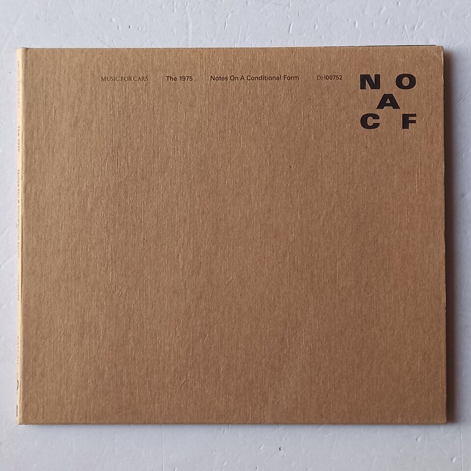 THE 1975 – NOTES ON A CONDITIONAL FORM (2020) - CD GATEFOLD CARD SLEEVE 2.EL