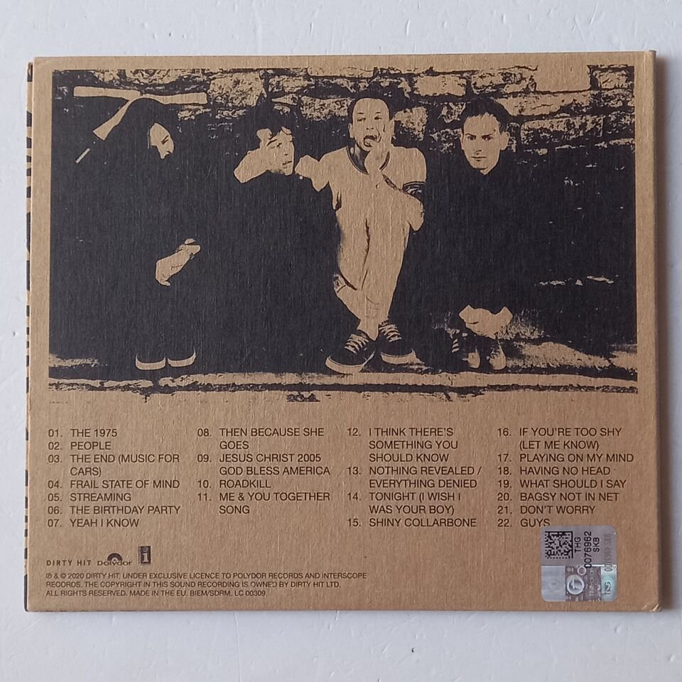 THE 1975 – NOTES ON A CONDITIONAL FORM (2020) - CD GATEFOLD CARD SLEEVE 2.EL