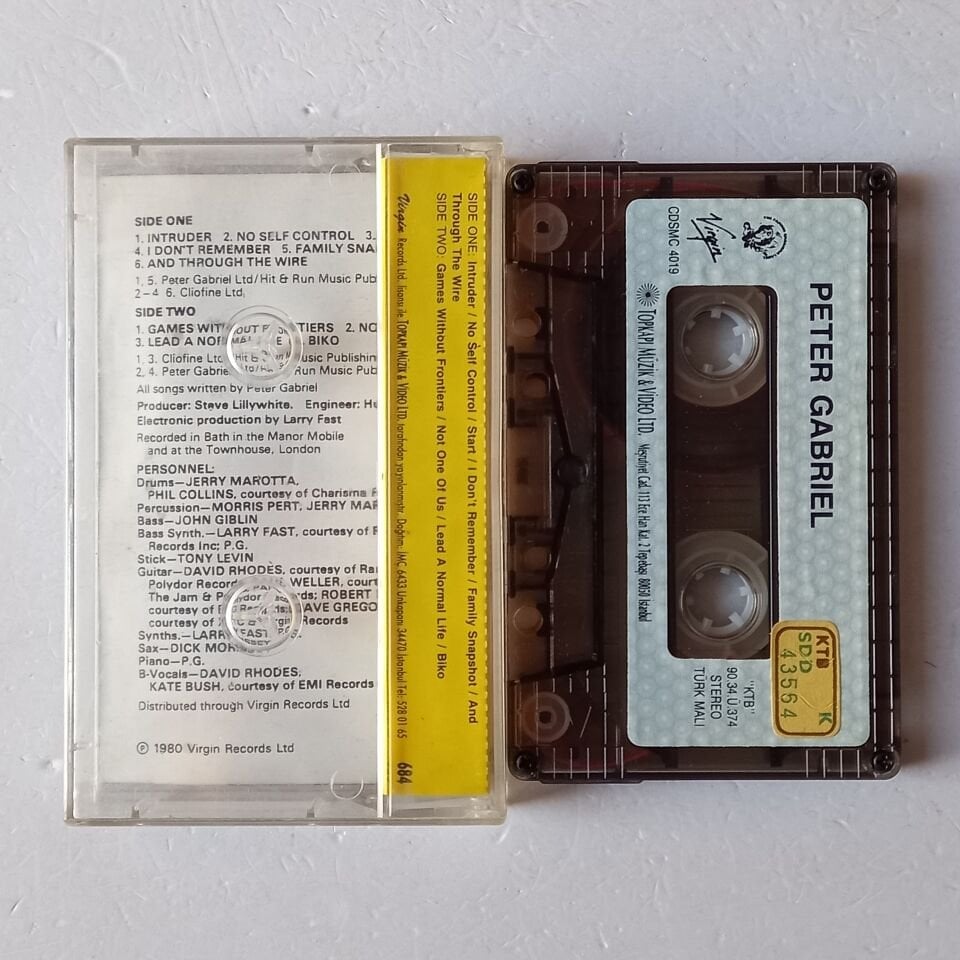 PETER GABRIEL - PETER GABRIEL (1990) - KASET 2.EL
