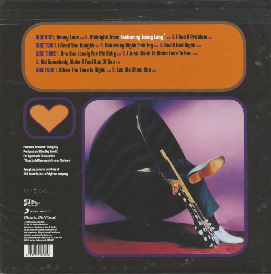 BUDDY GUY - HEAVY LOVE (1998) - 2xLP 25th ANNIVERSARY EDITION LTD. EDITION COLORED VINYL SIFIR PLAK