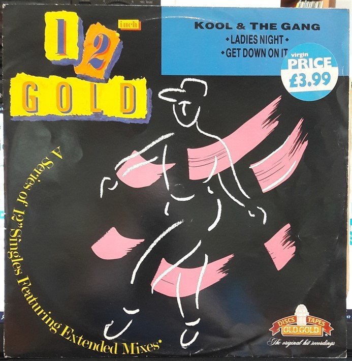 KOOL & THE GANG - LADIES NIGHT - GET DOWN ON IT (1990) - 12'' MAXI SINGLE PLAK 2.EL
