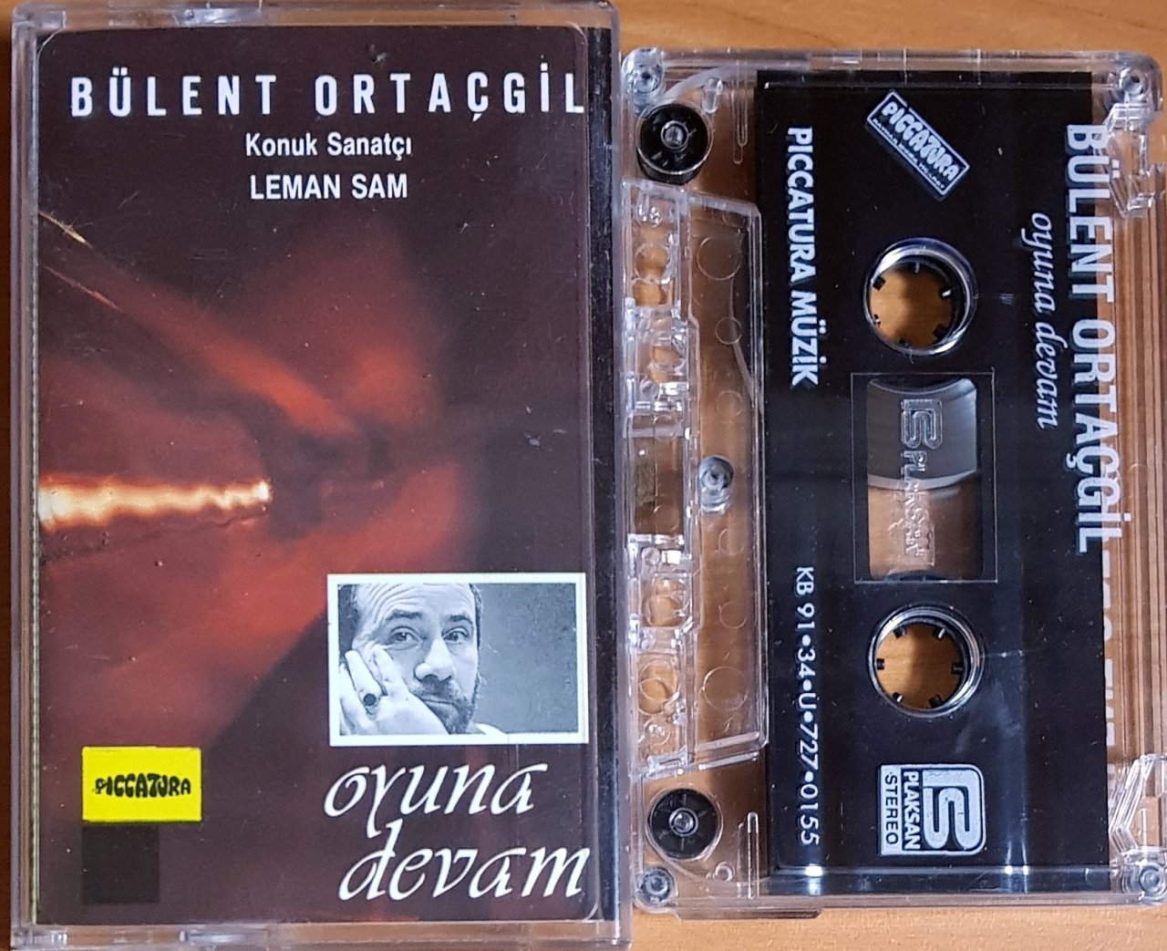 BÜLENT ORTAÇGİL - OYUNA DEVAM (1991) PICCATURA MÜZİK KASET 2.EL