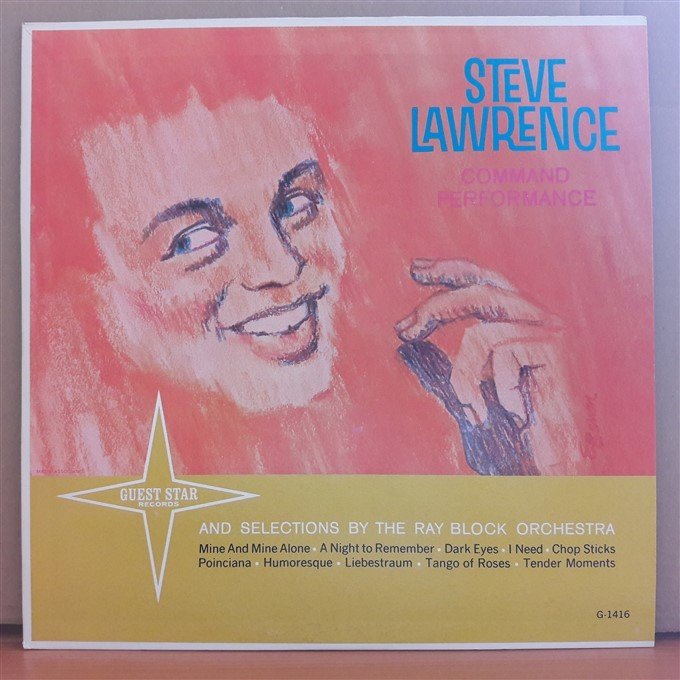 STEVE LAWRENCE - COMMAND PERFORMANCE - LP 2.EL PLAK