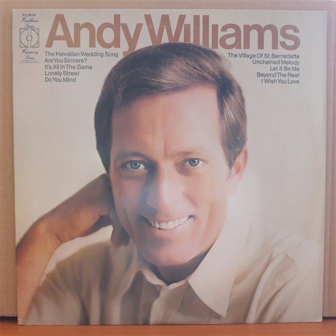 ANDY WILLIAMS - ANDY WILLIAMS (1970) -  LP 2.EL PLAK