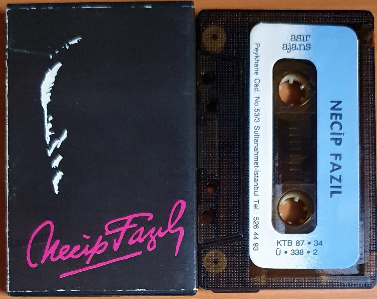 NECİP FAZIL - NECİP FAZIL (1987) - KASET ASIR AJANS 2.EL