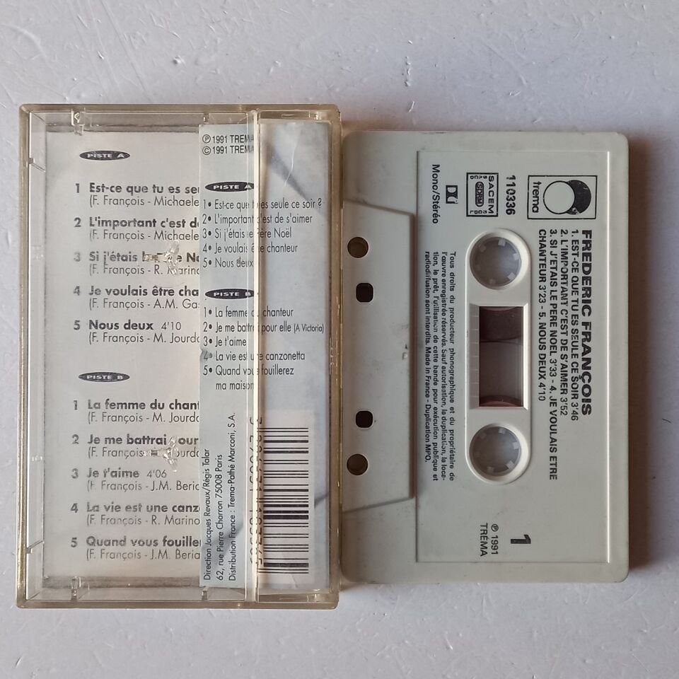FREDERIC FRANÇOIS - EST CE QUE TU ES SEULE CE SOIR (1991) - KASET 2.EL