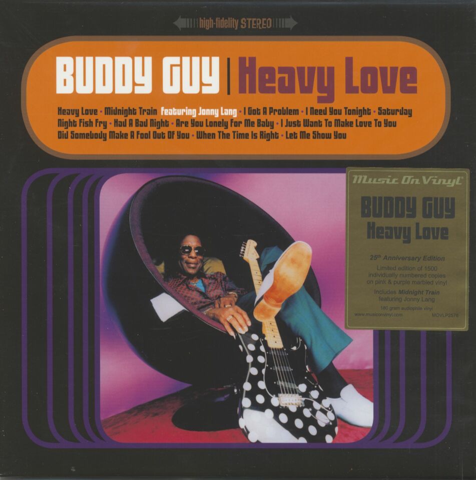 BUDDY GUY - HEAVY LOVE (1998) - 2xLP 25th ANNIVERSARY EDITION LTD. EDITION COLORED VINYL SIFIR PLAK
