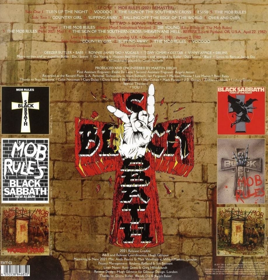 BLACK SABBATH - MOB RULES (1981) - 2LP 2022 EDITION REISSUE SIFIR PLAK