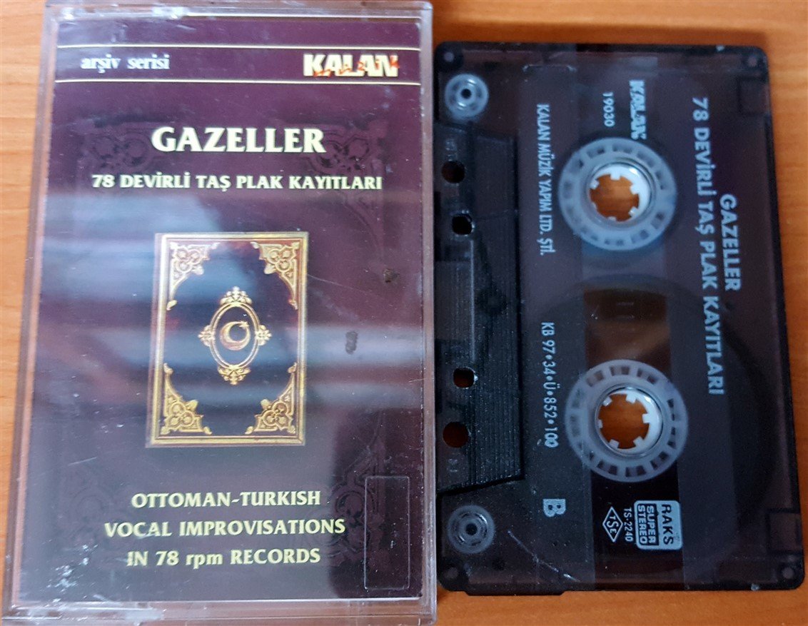 GAZELLER - 78 DEVİRLİ TAŞ PLAK KAYITLARI KASET 2.EL