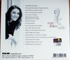 EZGİ KÖKER - SADE (2012) - CD KALAN MÜZİK CD 2.EL