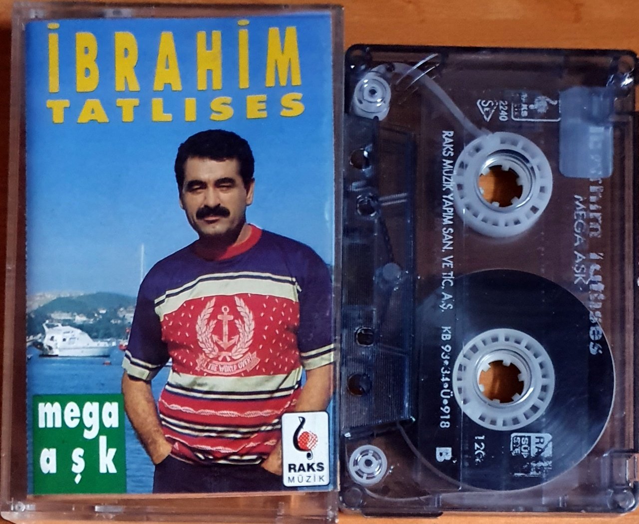 İBRAHİM TATLISES - MEGA AŞK (1993) - KASET 2.EL