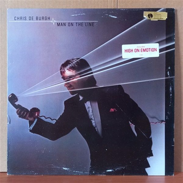 CHRIS DE BURGH – MAN ON THE LINE (1984) - LP 2.EL PLAK