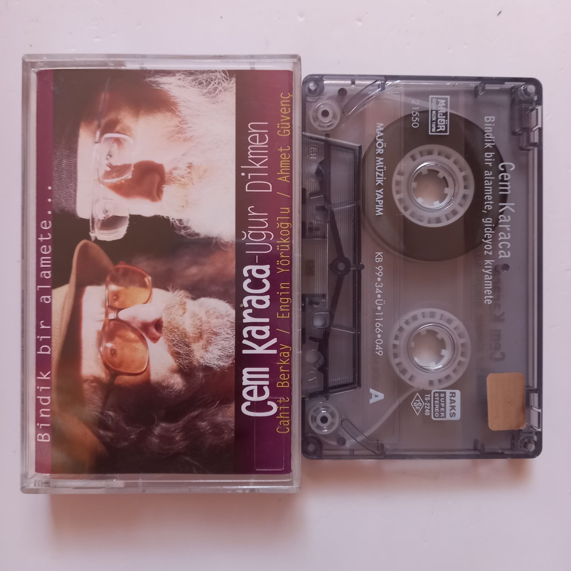CEM KARACA, UĞUR DİKMEN - BİNDİK BİR ALAMETE... (1999) - KASET 2.EL