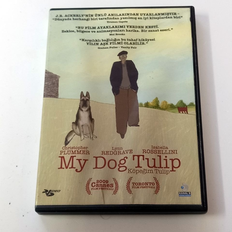 MY DOG TULIP - SESLENDİRENLER: CHRISTOPHER PLUMMER, LYNN REDGRAVE, ISABELLA ROSSELLINI- DVD 2.EL