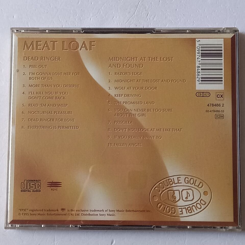 MEAT LOAF – DEAD RINGER / MIDNIGHT AT THE LOST AND FOUND (1995) - 2CD 2.EL
