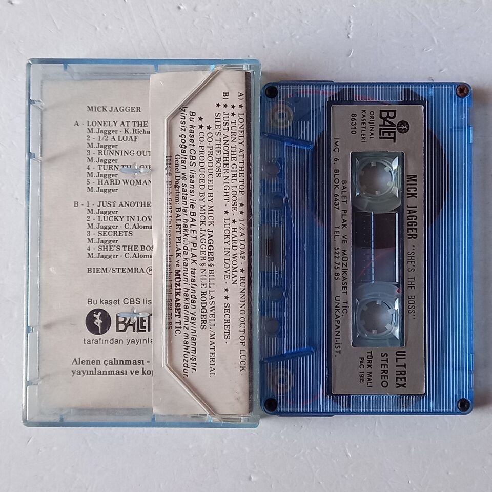 MICK JAGGER - SHE'S THE BOSS (1985) - KASET 2.EL