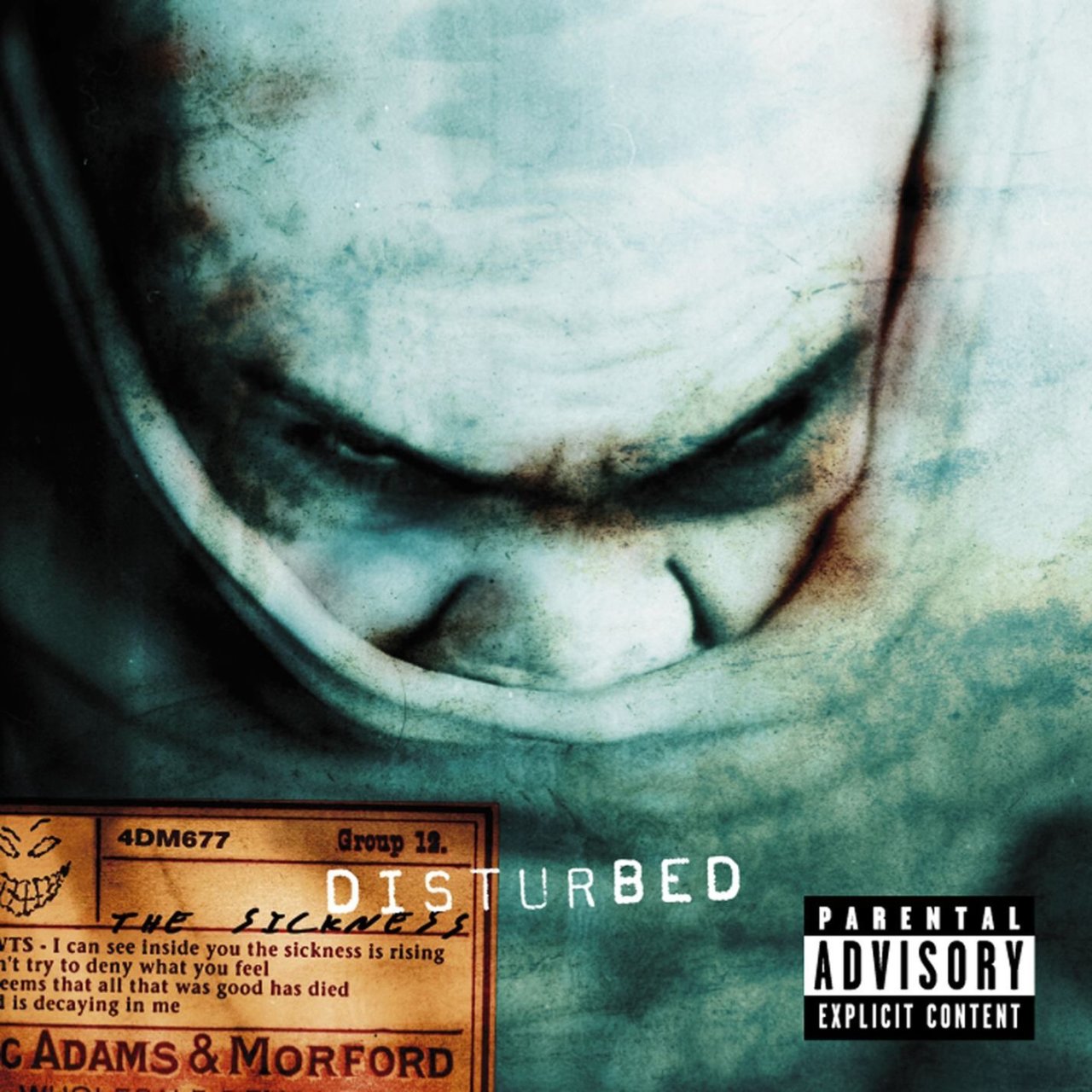 DISTURBED - THE SICKNESS (2000) - LP 2012 EDITION SIFIR