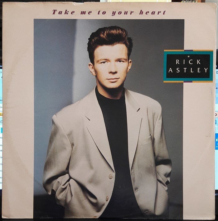 RICK ASTLEY - TAKE ME TO YOUR HEART (DAVE FORD MIX) (1988) - 12'' MAXI SINGLE PLAK 2.EL