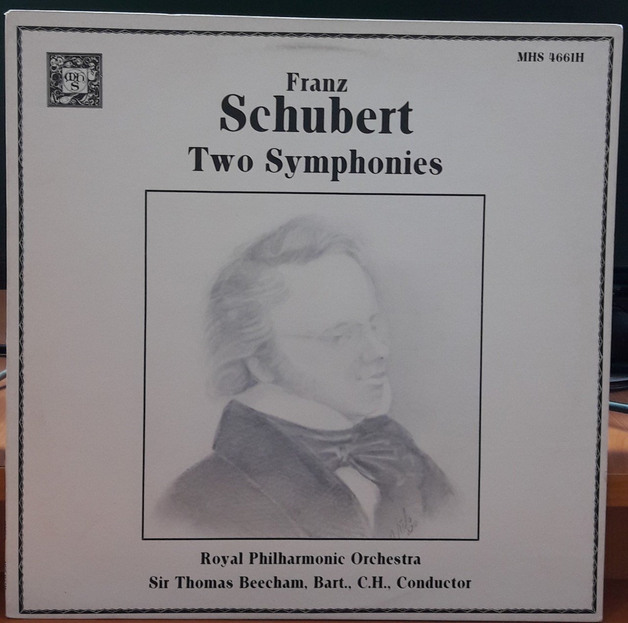 SCHUBERT: TWO SYMPHONIES (3 & 5) ROYAL PHILHARMONIC ORCHESTRA, THOMAS BEECHAM (1982) - PLAK 2.EL