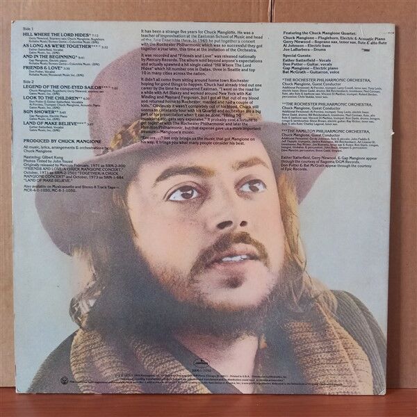 CHUCK MANGIONE – ENCORE / THE CHUCK MANGIONE CONCERTS (1975) - LP 2.EL PLAK