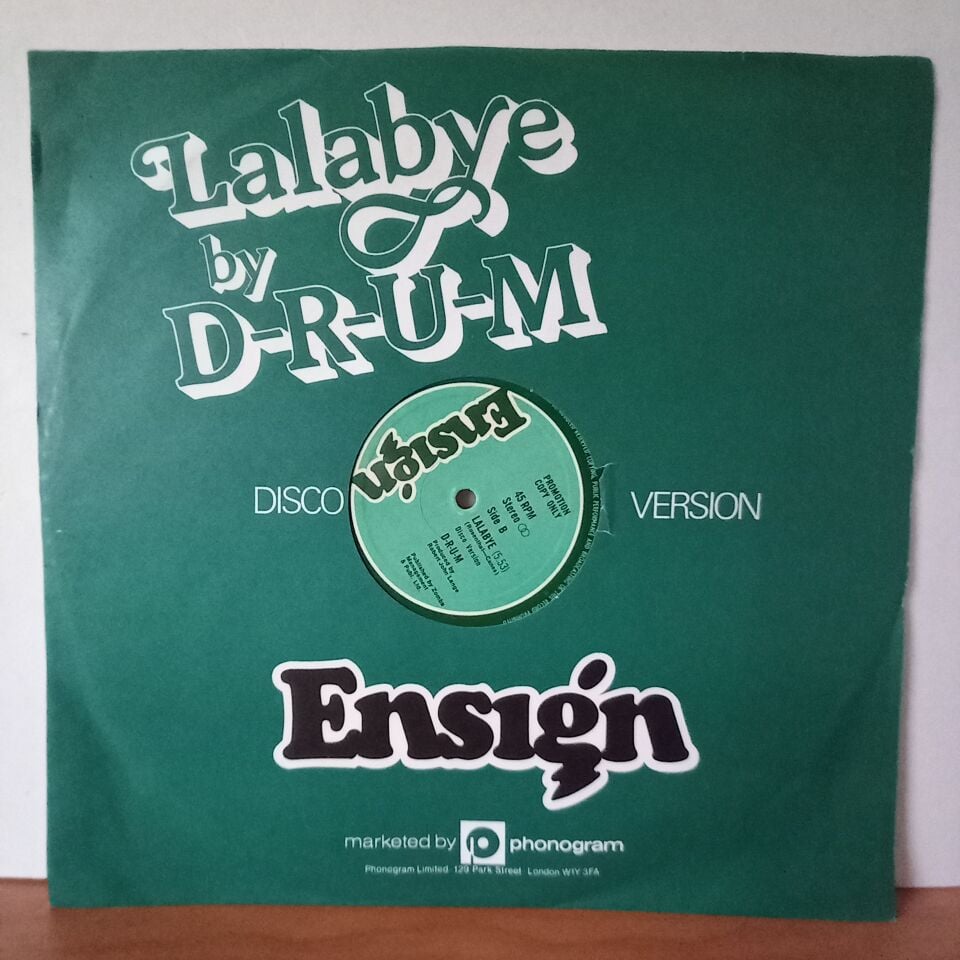 D-R-U-M – LALABYE (1977) - 12'' PROMO MAXI SINGLE 2.EL PLAK