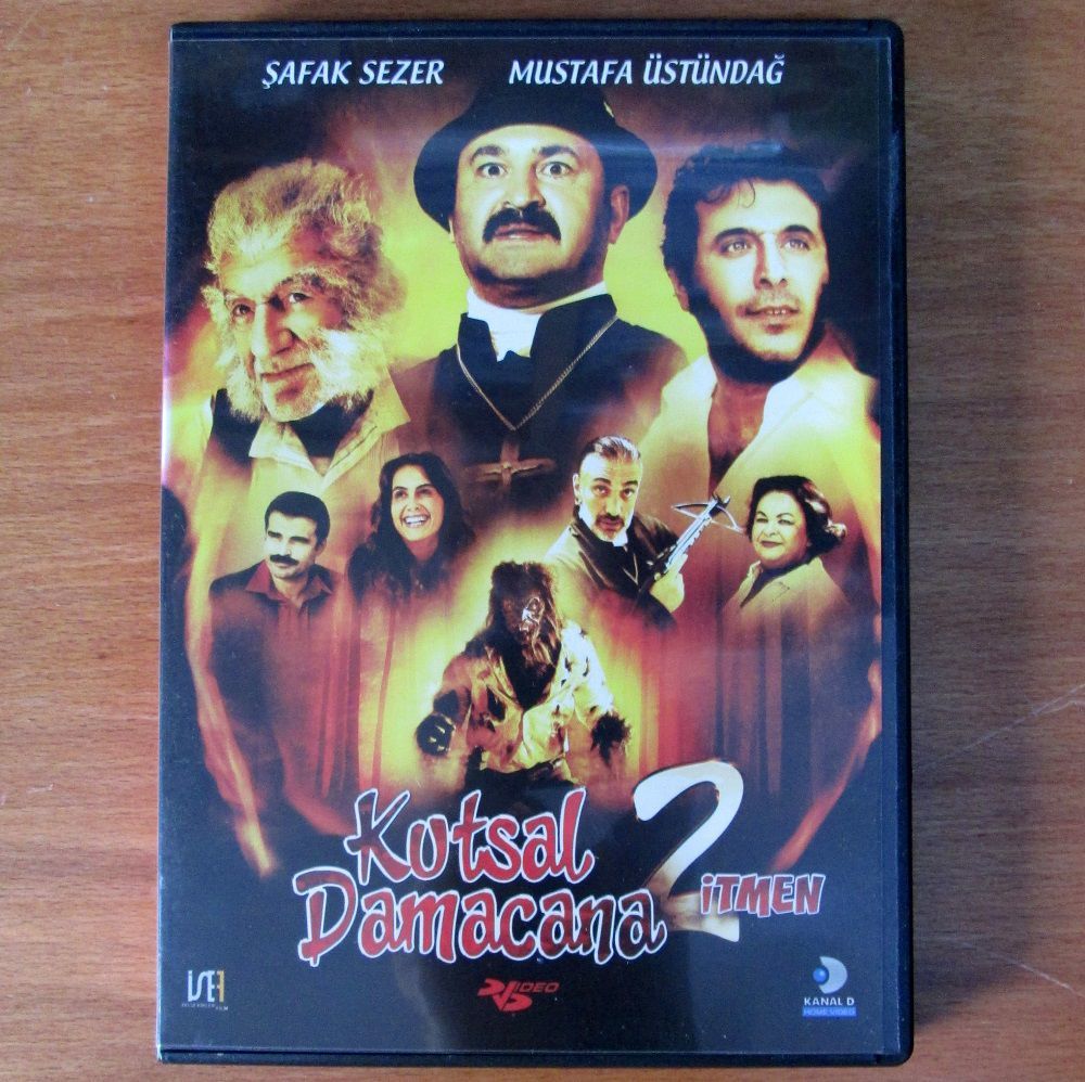 KUTSAL DAMACANA 2 - ŞAFAK SEZER - KORHAN BOZKURT - DVD 2.EL