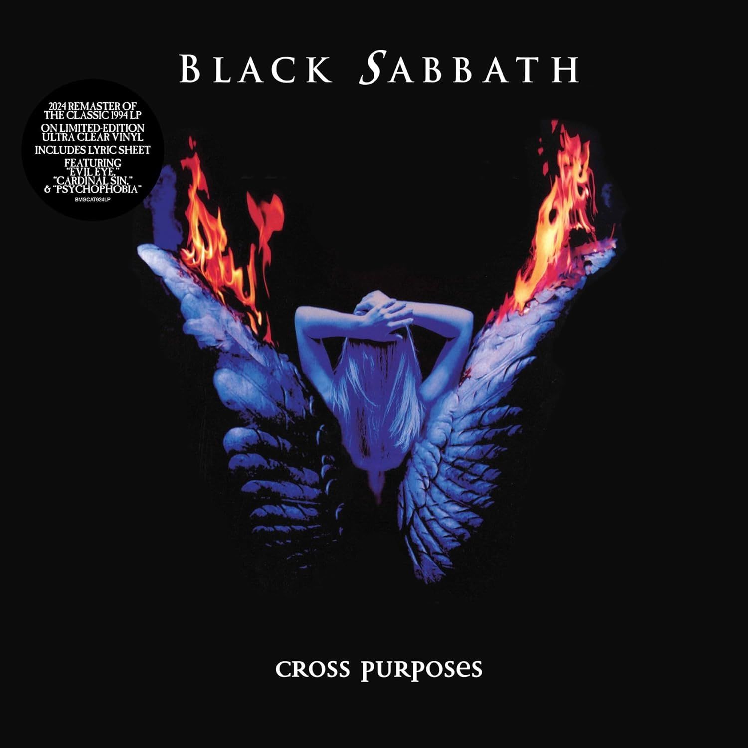 BLACK SABBATH - CROSS PURPOSES (1994) - LP 2024 ULTRA CLEAR COLOURED EDITION SIFIR PLAK