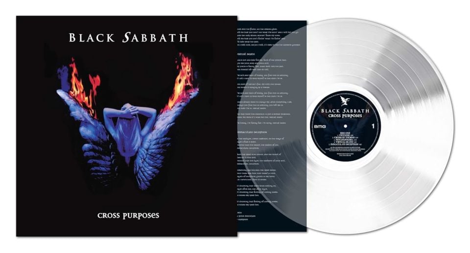 BLACK SABBATH - CROSS PURPOSES (1994) - LP 2024 ULTRA CLEAR COLOURED EDITION SIFIR PLAK