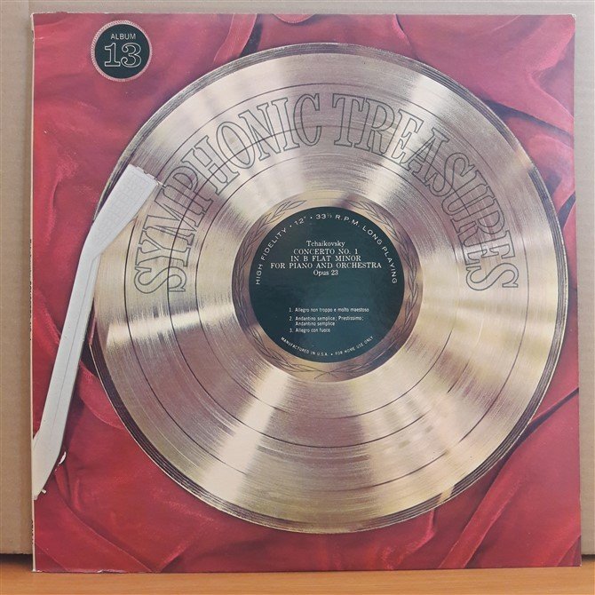 TCHAIKOVSKY: PIANO CONCERTO NO.1 - LP 2.EL PLAK