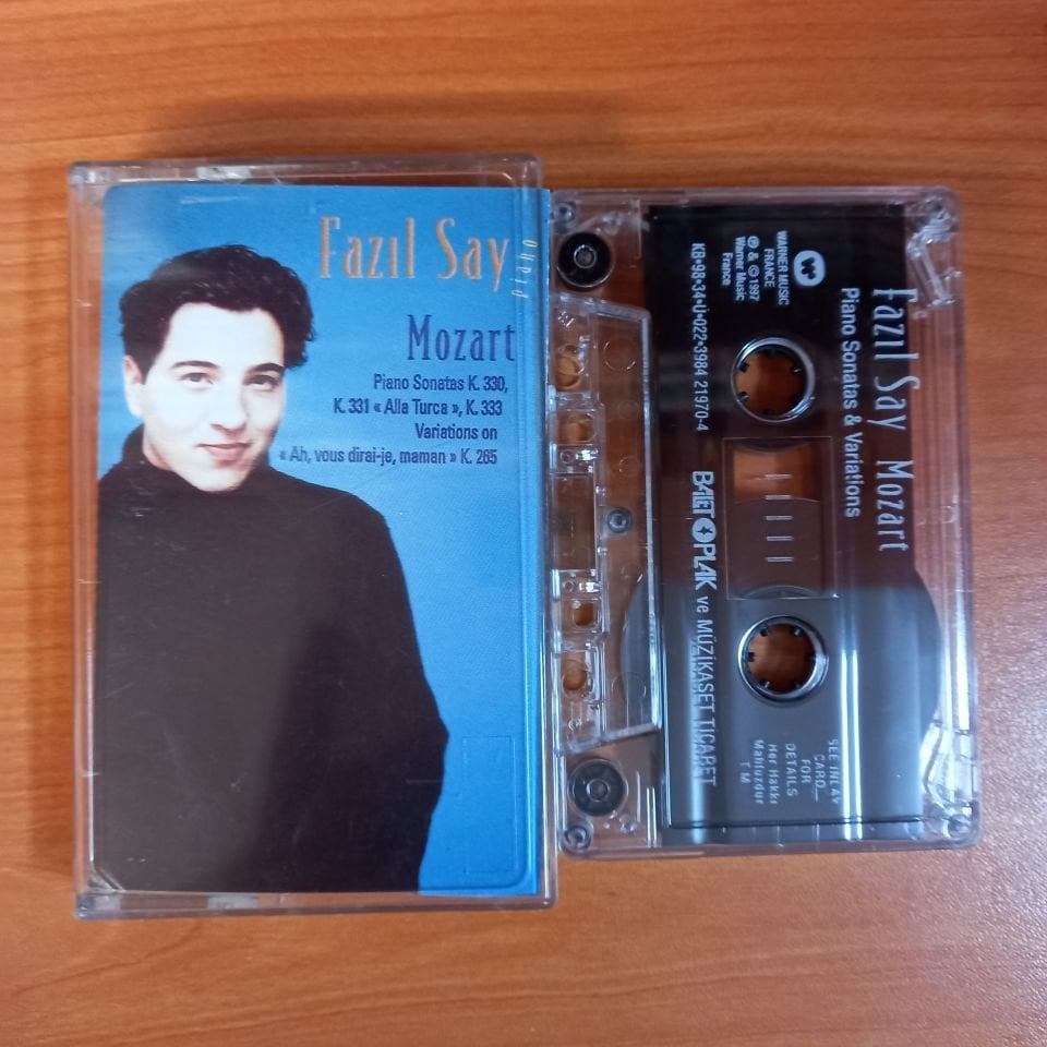 FAZIL SAY - MOZART / PIANO SONATAS & VARIATIONS (1998) - KASET 2.EL