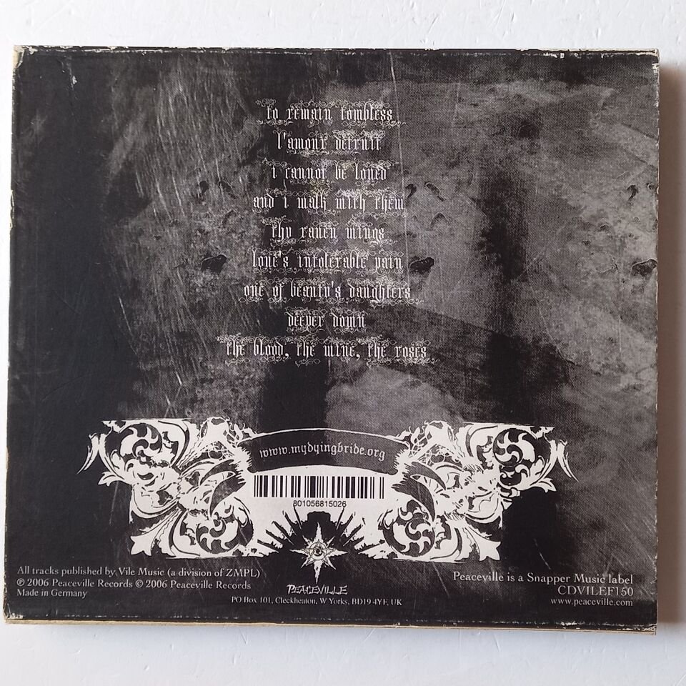 MY DYING BRIDE – A LINE OF DEATHLESS KINGS (2006) - CD 2.EL