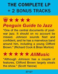 CLIFFORD BROWN & J.J.JOHNSON - GET HAPPY (1953) - LP 180GR 2019 EDITION SIFIR PLAK