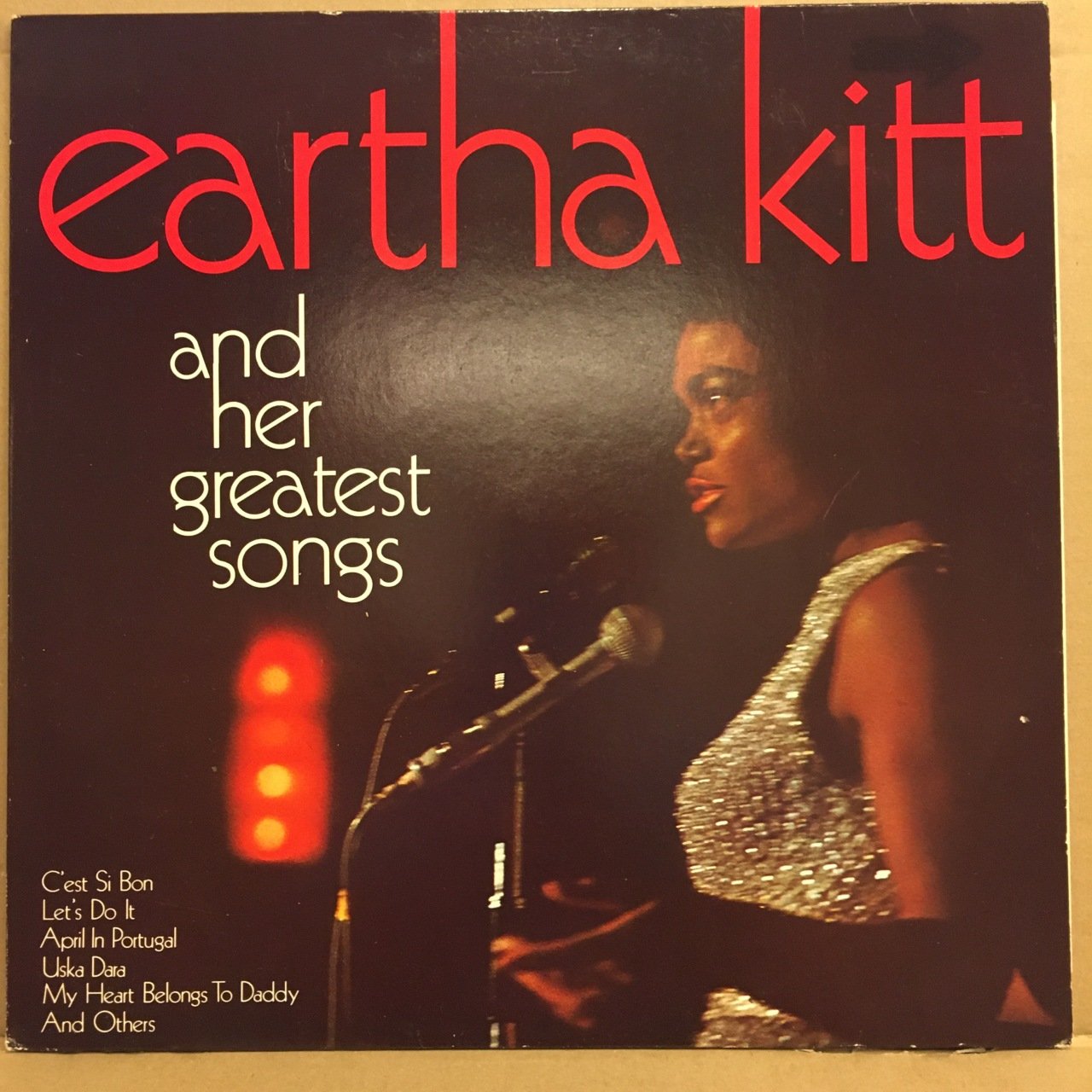 EARTHA KITT - GREATEST HITS (1960) ÜSKÜDARA GİDERKEN REISSUE 2.EL PLAK