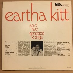 EARTHA KITT - GREATEST HITS (1960) ÜSKÜDARA GİDERKEN REISSUE 2.EL PLAK