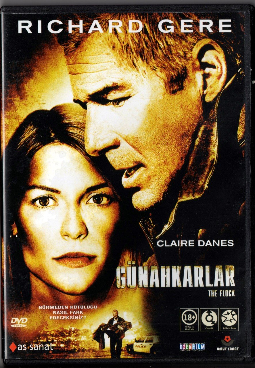 GÜNAHKARLAR - THE FLOCK - RICHARD GERE - CLAIRE DANES - DVD 2.EL