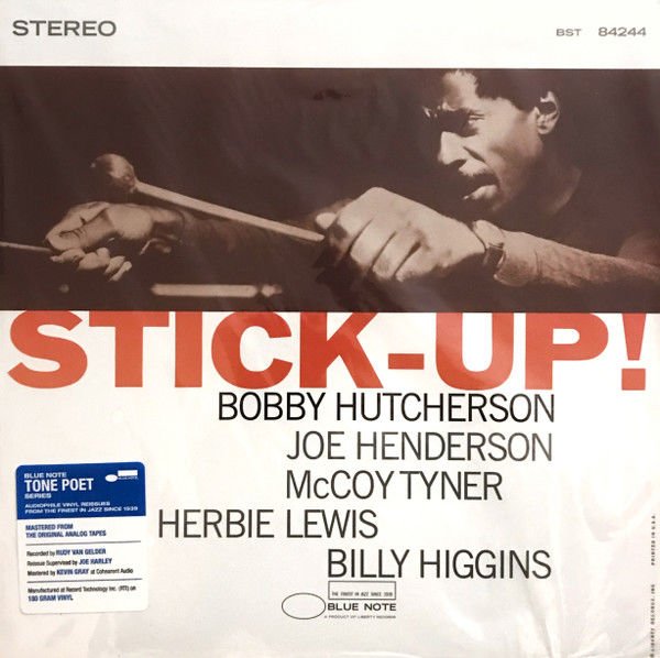 BOBBY HUTCHERSON – STICK-UP! (1968) LP 2022 REISSUE BLUE NOTE TONE POET SERIES SIFIR PLAK