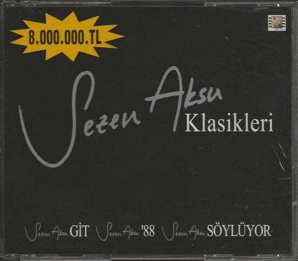 SEZEN AKSU - KLASİKLERİ (GİT/'88/ SÖYLÜYOR) 3CD 2.EL