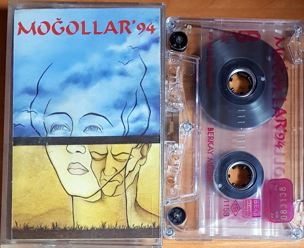 MOĞOLLAR - '94 (1994) BERKAY MÜZİK KASET 2.EL