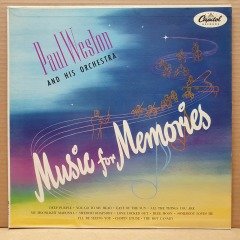 PAUL WESTON AND HIS ORCHESTRA - MUSIC FOR MEMORIES (1955) - LP 2.EL PLAK