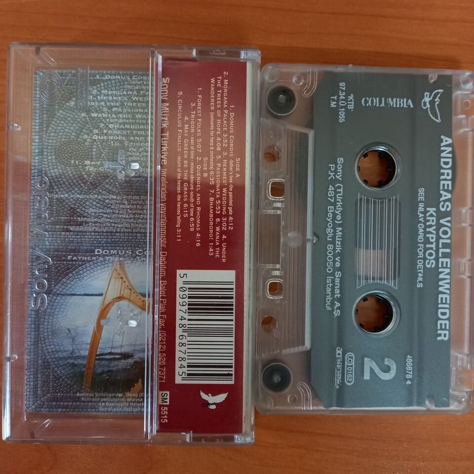 ANDREAS VOLLENWEIDER – KRYPTOS (1997) - KASET 2.EL