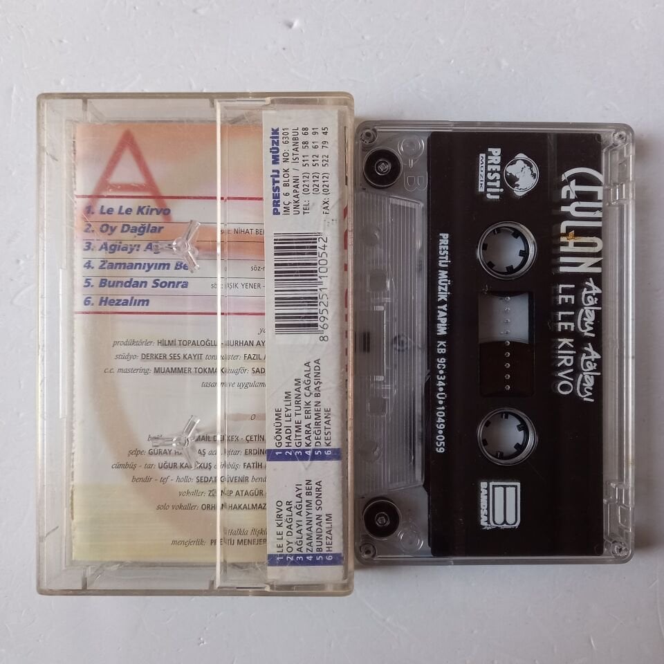CEYLAN - AĞLAYI AĞLAYI / LE LE KİRVO (1998) - KASET 2.EL
