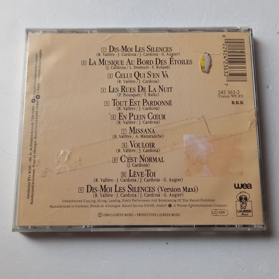 MARIE MYRIAM – EN PLEIN COEUR (1988) - CD 2.EL