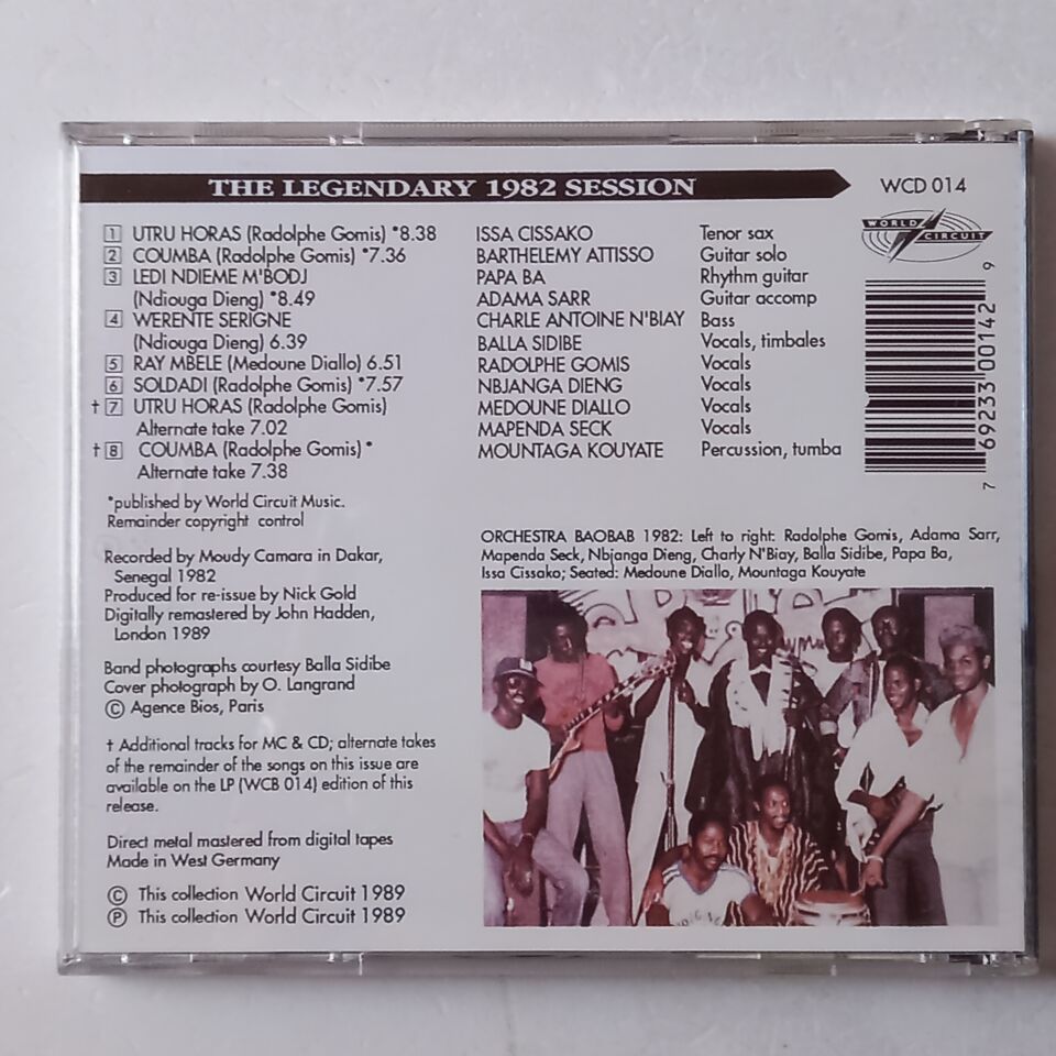ORCHESTRA BAOBAB – PIRATES CHOICE (1989) - CD 2.EL