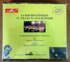 CUMHURİYETİMİZiN 75. YILI KONSERİ 2CD 2.EL