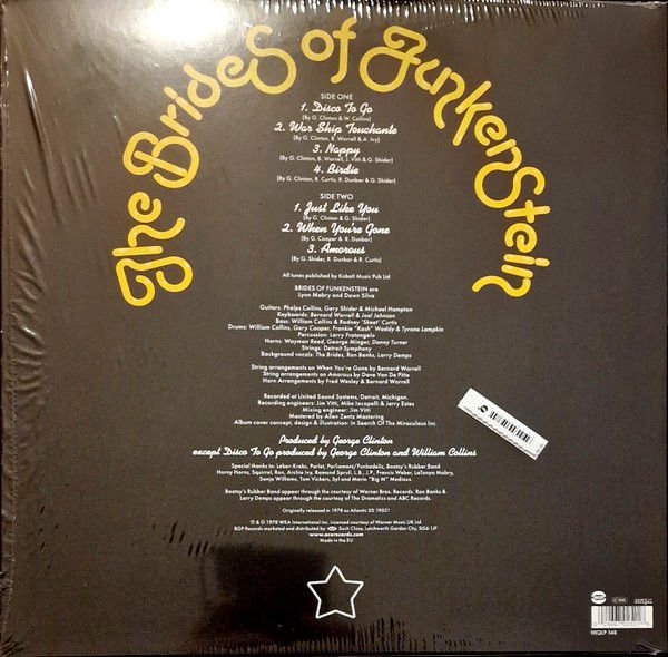 THE BRIDES OF FUNKENSTEIN - FUNK OR WALK (1978) - LP DISCO FUNK 2025 EDITION SIFIR PLAK