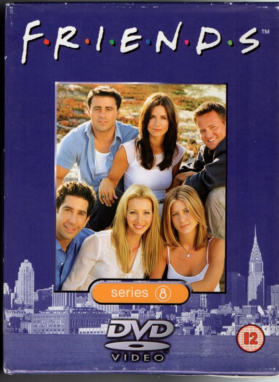 FRIENDS 8 - The COMPLETE SERIES 8 - SNAPCASE 6DVD KUTU 2.EL TR ALTYAZI YOKTUR