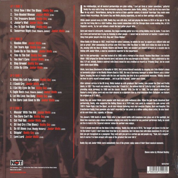 BUDDY GUY & JUNIOR WELLS – PURE RAW BLUES (2014) - 2xLP SIFIR PLAK