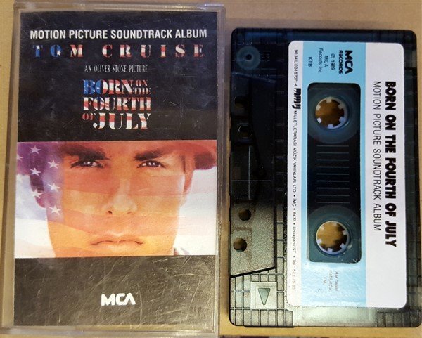 BORN ON THE FOURTH OF JULY - SOUNDTRACK (1990) MMY CASSETTE MADE IN TURKEY ''USED''