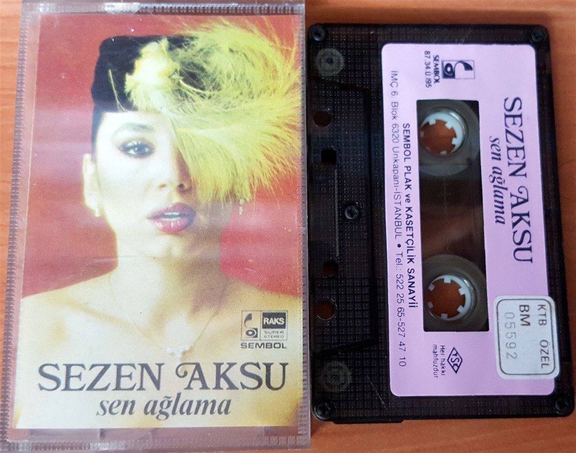 SEZEN AKSU - SEN AĞLAMA KASET 2.EL 1987