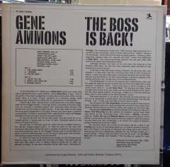GENE AMMONS - THE BOSS IS BACK! (1969) - PLAK 2.EL